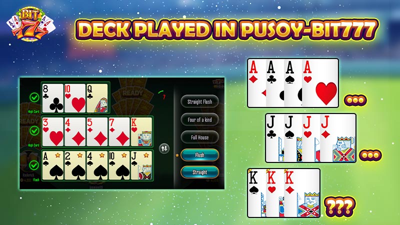 Learn about the deck in Pusoy and how to deal the cards in the game
