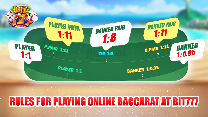 Some vocabulary you need to know when playing baccarat