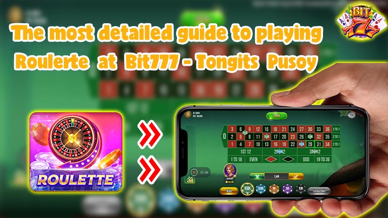 Instructions on how to play and how to bet Roulette at Bit777